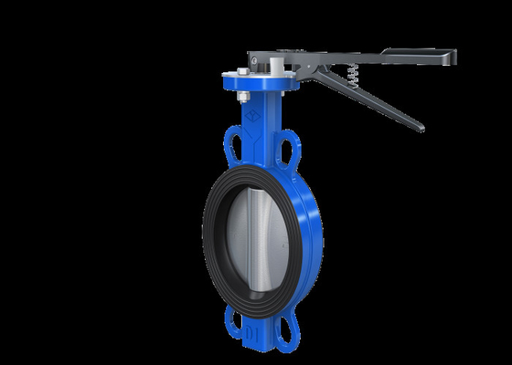 DN200 Wafer Type Valve Cast Iron Without Pin Clear Water Material