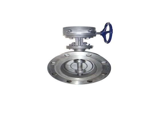 Triple Eccentric Stainless Steel Flanged Butterfly Valve Metal Seal
