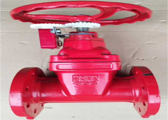 Flange End Gate Fire Protection Valves Anticorrosive Leakproof 1.6 Mpa